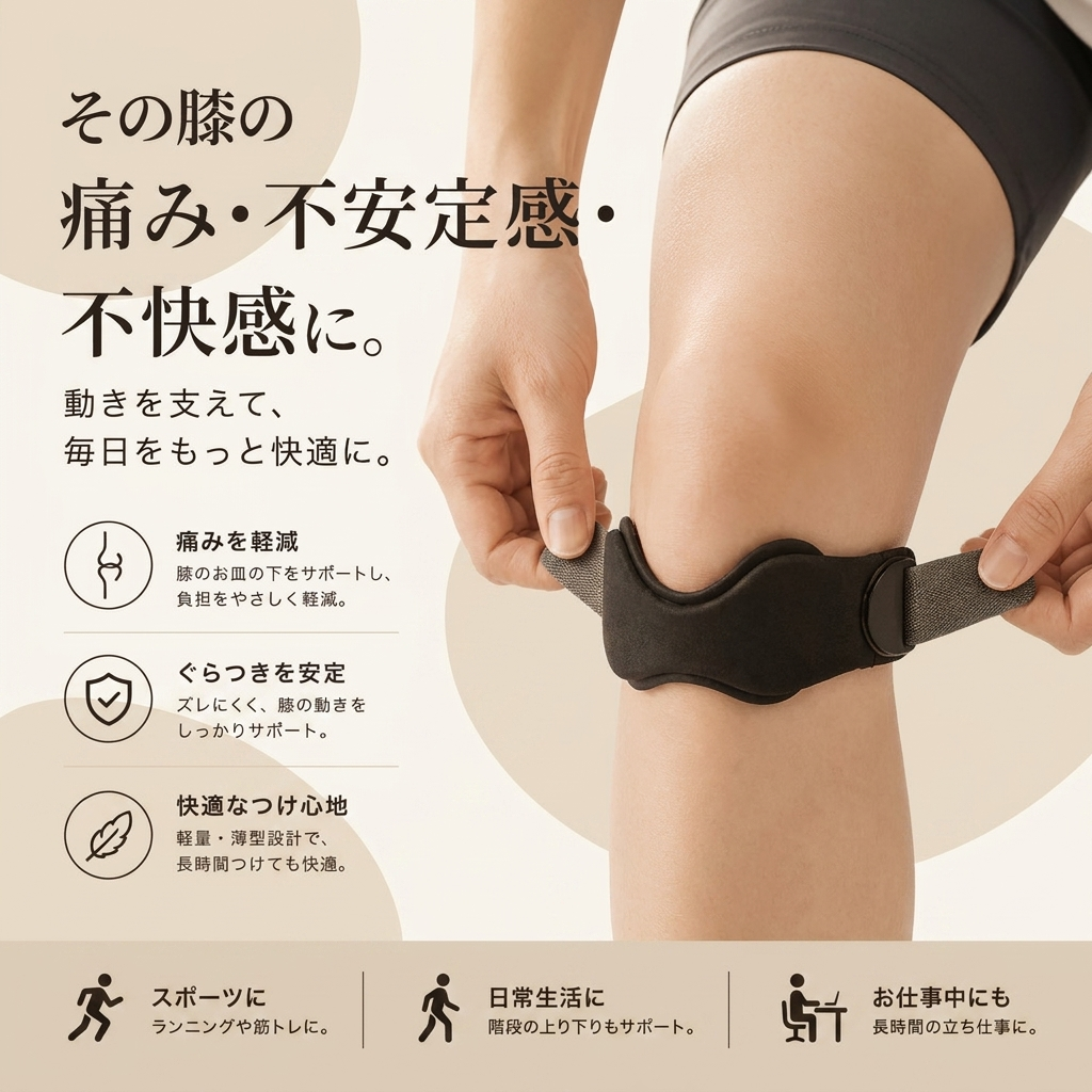 SAZAMEKI™ 膝サポートバンド